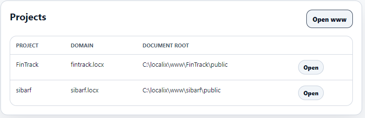 Localix Project Scanner